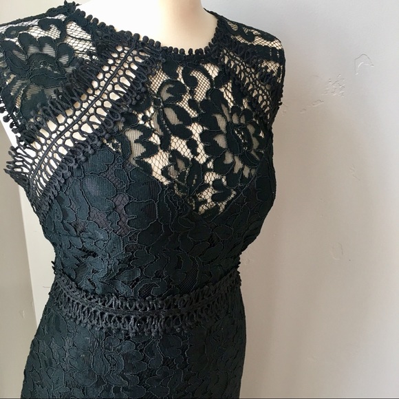 One left! Black Lace Detail Dress - Picture 8 of 8